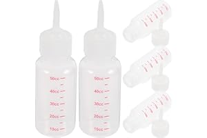 Balacoo Pet Nursing Bottle- Dog Cat Puppy Milk Feeding Bottle Safe Pointed Nipples Pet Supplies Nursing Bottle for Dog Cat Small Animals 50ml