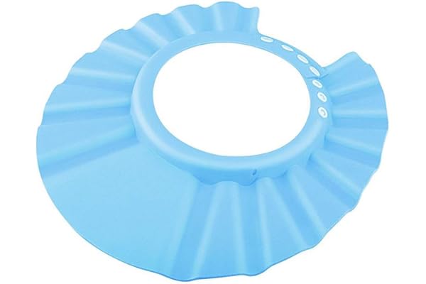 SFNTION Bonnet de douche pour bébé, visière de bain, chapeau de bébé réglable pour laver les cheveux, shampooing pour les yeux pour tout-petits, enfants et adultes, rose pour filles, chapeau de douche