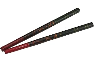 INDIA BAZAAR Dandiya Sticks – 2pc Wooden Sankheda Dandiya Sticks - Raas Garba Sticks – Special Navratri Occasion