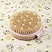 FUNLAVIE Body Brush 100% Natural Bristle with Rubber Nodules Lymphatic Detox Brush