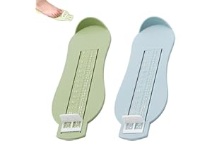 CPJJ 2 Pezzi Dispositivo di Misurazione del Piede,Professionale Misuratore di Piedi Misuratore di Piedi per Bambini e Adulti Calibro Di Misura Del Piede Shoe Gauge Tailor Ruler EU Taglie 8-48