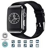 【Funciones avanzadas】 Marque vía reloj tarjeta SIM o Bluetooth, podómetro, recordatorio sedentario, monitoreo del sueño, recordatorio de mensajes (del texto, teléfono y otras notificaciones de aplicaciones), controladores de cámara, reproductores de música y más. Una vez que use un reloj inteligente, hará su vida más fácil y más conveniente.