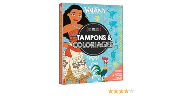 Vaiana Les Ateliers Disney Coffret Tampons Et Coloriages Amazon Fr Disney Livres
