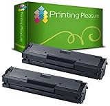 Fácil de instalar Pack 2 Unidades MLT-D111S Tóner Compatible con Samsung Xpress SL-M2020, M2020W, M2021, M2021W, M2022, M2022W, M2026, M2026W, M2070, M2070W, M2070FW, M2070F, M2071, M2071W, M2078