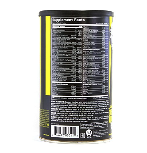 Universal Nutrition Animal Training Pak - 44 Pk