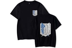 LKY STAR Anime Camiseta Shingeki no Kyojin Scouting Legion T-Shirt Cosplay