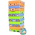UKR Animals Stacking Game Tower Building Set Balancing Pulling Blocks Family Board Game