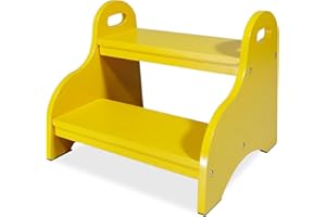 Kiddy dreams Sgabello bambini 2 gradini,scaletta bambini montessori sgabello per camerette, sgabello per bagno e cucina