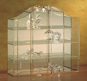 VITRINE für Sammler, Glasvitrine, Display, Glaskasten (Groß 42 x 43,5 x