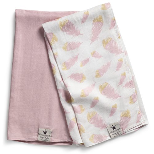 Elodie Details Bamboo Muslin Blanket Feather Love