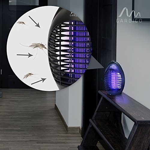 Gardigo Fluginsektenvernichter 20 m² mit UV-LED, schwarz - 3