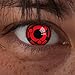 Produktbild aricona Farblinsen rote Naruto Kontaktlinsen Madara Ewiges Mangekyou Sharingan