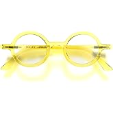 LONDON MOLE&reg; Moley Reading Glasses | Cool Round Reading Glasses | Men Women Unisex | Spring Hinges