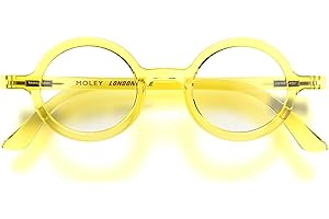 LONDON MOLE® Moley Gafas de Lectura | Gafas redondas de moda | Hombre, Mujer, Unisex | Con varillas flexibles