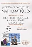 Mathématiques HEC 2006-2007 : Tome 27 (option scientifique)