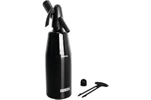 Olympia ce341 sifón para Soda, 1 L, color negro