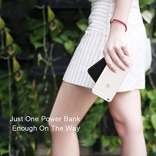 Moxnice Batterie Externe 10000mAh Power Bank Petit Chargeur Portable Rapide et Portable de Batterie avec USB C C  ble Int  gr   pour iPhone Android Sa