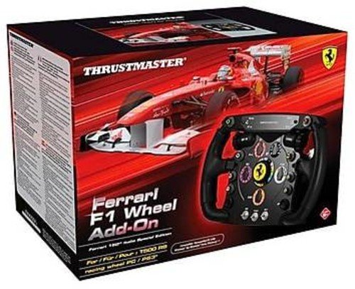 Thrustmaster 4160571 Ferrari F1 Add-On Wheel - Volante de carreras desmontable con sistema    Thrustmaster Quick Release   