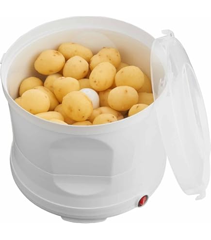 16220009 - Elektrische Aardappelschiller Met Een Capaciteit Van 1 Kg Aardappelschrapmachine 85w Wit
