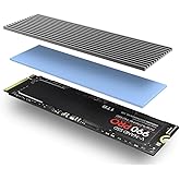 JEYI N80 M.2 NVMe SSD Al&uuml;minyum Soğutucu Kasa, Pasif Soğutma, Siyah Mat, Termal Ped ile