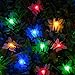Produktbild Lights4fun 10er LED Solar Lichterkette Schmetterling bunt