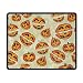 Produktbild meniony Mouse Pad with Stitched Edges,Halloween Owls and Bats Non-Slip Rubber Base Mousepad for Laptop