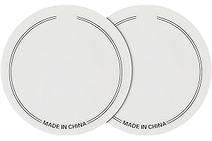 Musiin Drumhead Reinforcement Thin Film Version, Bass Drum Reinforcement Patch for Anti-wear Protection Drumhead to Prevent Breakage (2packs Single Pedal)