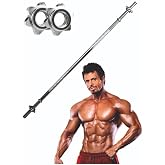 Leyaton D&uuml;z Bar 120 Cm Krom Halter Ağırlık Barı