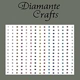225 x 2mm Mixed Diamante Self Adhesive Rhinestone Body Nail Vajazzle Gems - created exclusively for Diamante Crafts