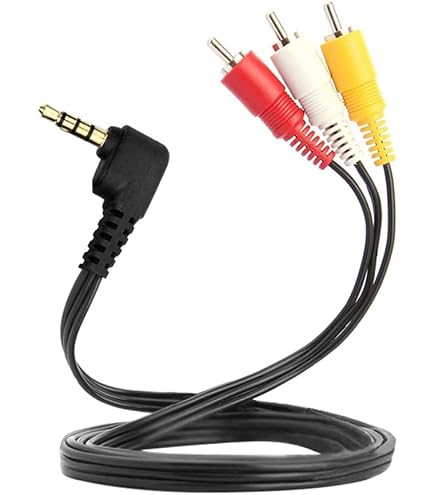Cavo RCA per iPhone, cavo Lightning a RCA per iPhone iPad Tablet, adattatore audio stereo AUX per amplificatore di potenza per auto e home theater, 1 m
