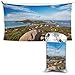 Produktbild View Far North Coast Sardinien Capo Polyester Mikrofaser Handtuch Strandtuch Matte Kleinkind Camp Handtuch Strandtuch Kinder Jungen 27,5 '' X 51 '' (70 * 130 cm) am besten für Gym Travel Camp Yoga Fi