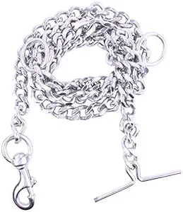 As Seen on TV Dog Chain Silver Grind No.8 (L - 60inch) for Large Dogs