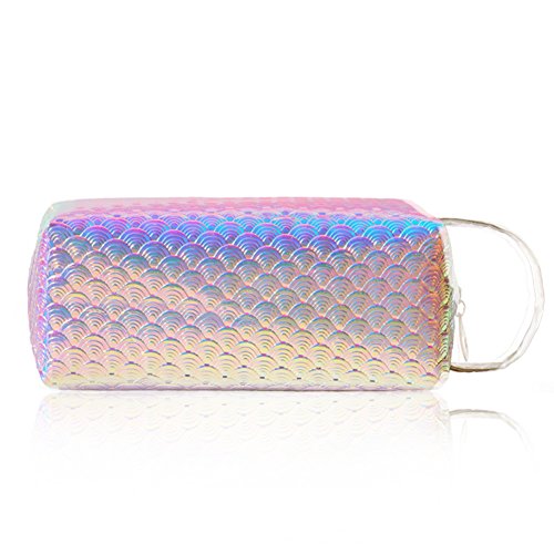 BeautyBigbang-Portable-Trousse--Maquillage-Pochette-de-Voyage-Sac-Motif-Ecaille-Cosmtique-Organisateur-de-Toilette-avec-Fermeture