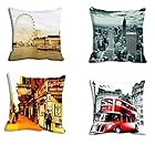 meSleep Old City Combo 4pc 3D Cushion Cover