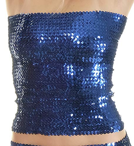 The Turkish Emporium - 2 EN 1 Top Minifalda con Lentejuelas