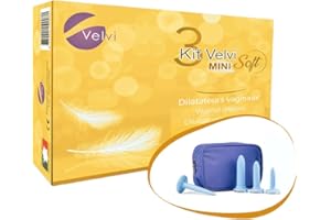 MED ITALIA SERVICE SERVIZI E FORNITURE MEDICALI med italia service - dilatatori vaginali flessibili per ridurre il dolore pelvico in caso di vaginismo o vulvodinia per donne - kit da 3 unità (SOFT MINI)