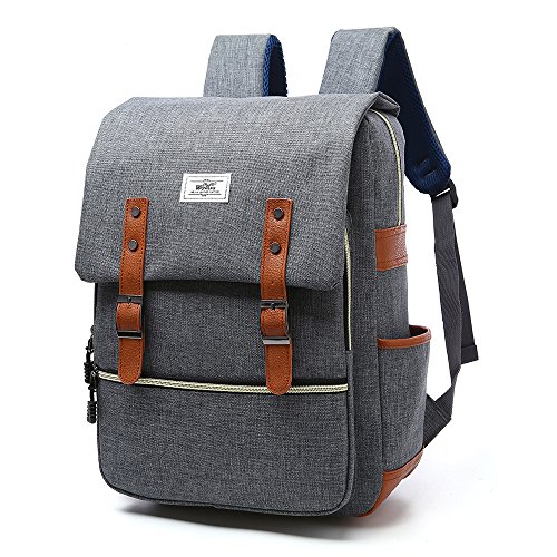 KSK KAISHEK Vintage Rucksack Herren Damen Schule Student Laptop Rucksack Retro Rucks  cke Schulrucksack Tagesrucksack