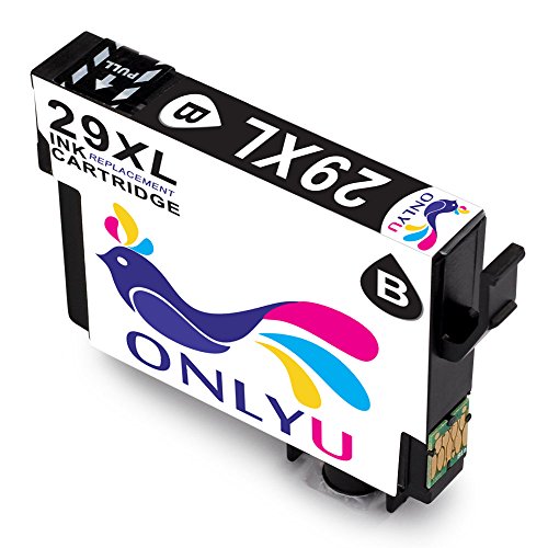ONLYU 4Pack Kompatible Tintenpatronen für Epson 29 XL 29XL für XP-235 XP-245 XP-247 XP-330 X XP-332 XP-335 XP-342 XP-345 XP-430 XP-432 XP-435 XP-442 XP-445(1Schwarz1Cyan1Magenta1Gelb) - 2