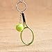 Produktbild Homgomco Minikeychain-Tennis-Schläger-Anhänger-Keychain-Geschenk Keychain kreatives Keychain (grün)