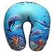 Produktbild ruishandianqi Nackenhörnchen Dolphins Family Neck Pillow Creative U Type for Travel Camping Cervical Pillows with Resilient Material Seitenschläferkissen