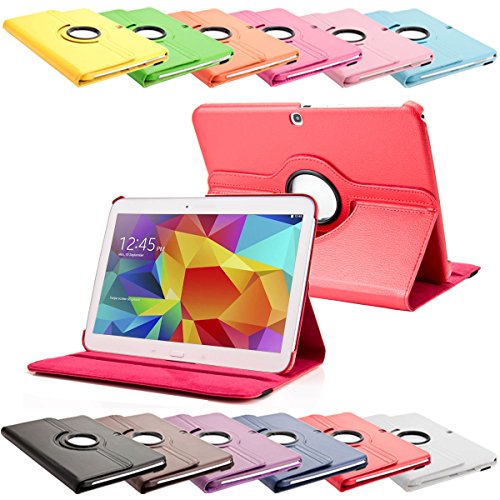 SVS-Trade 360   Tab4 10 1 Standtasche f  r SAMSUNG GALAXY TAB 4 10 1 SM-T530   T531   T535 H  lle Schutz Etui Tasche Cover  Rot 