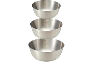 MANHONGYU Stainless Steel Mixing Bowls-3 Packs Small Thicker Stainless Steel Flat Bottom Mixing Bowls Set, Home, Refrigerator, and Kitchen Food Storage Organizers