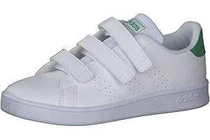 adidas Advantage Court Lifestyle Hook-And-Loop Shoes, Low (Non Football) Unisex-Bambini e Ragazzi