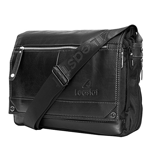 "Leastat" Laptoptasche ,Messenger ,Unitasche ,Collegetasche, (38 / 30 / 11) ,DIN A4 Ordner und Laptop geeignet, Mod. 2079 by fashion-formel