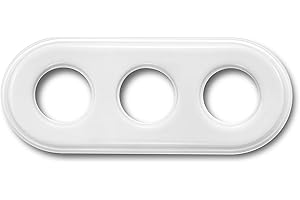 Fontini garby - Cadre 3 éléments garby porcelaine blanc pack