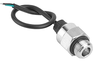 G3/8 Verschraubung Wasserdrucksensor IP65 Analog Transmitter Sensorsignal Drucksonden Sensoren 5VDC (0~5 BAR)