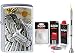 Produktbild Zippo Feuerzeug Eagle Sun Fly Emblem & Zubehör XL + Stabfeuerzeug Chrome Brushed