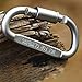 Produktbild Tree-on-Life Dförmige Camping Karabiner Aluminiumlegierung Schraube Lock Haken Clip Schlüsselanhänger Outdoor Camping Kletterwerkzeuge Zubehör