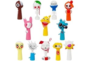 NexaSymphy S-prunki Figures, 12PCS S-prunki Cartoon Figures PVC Colorful Action for Kids, S-prunki Merchandise Model For Fans Kids Adults, Safe, Durable, and Fun Toys (12PCS H)