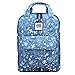 Price comparison product image AfterGen Caroline Backpack - Blue / Flower Back to School Laptop Lightweight